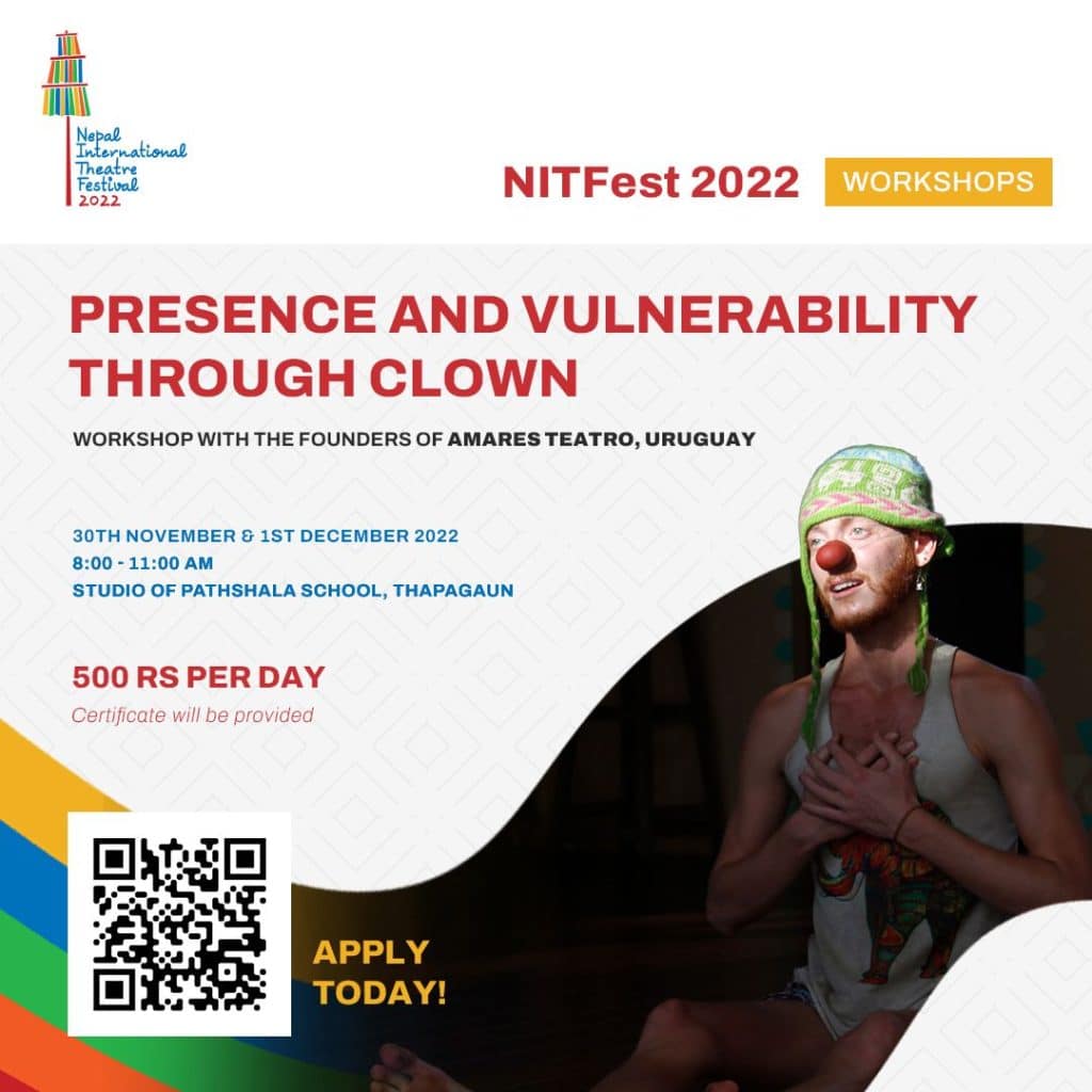poster image of Presence and Vulnerability through Clown
