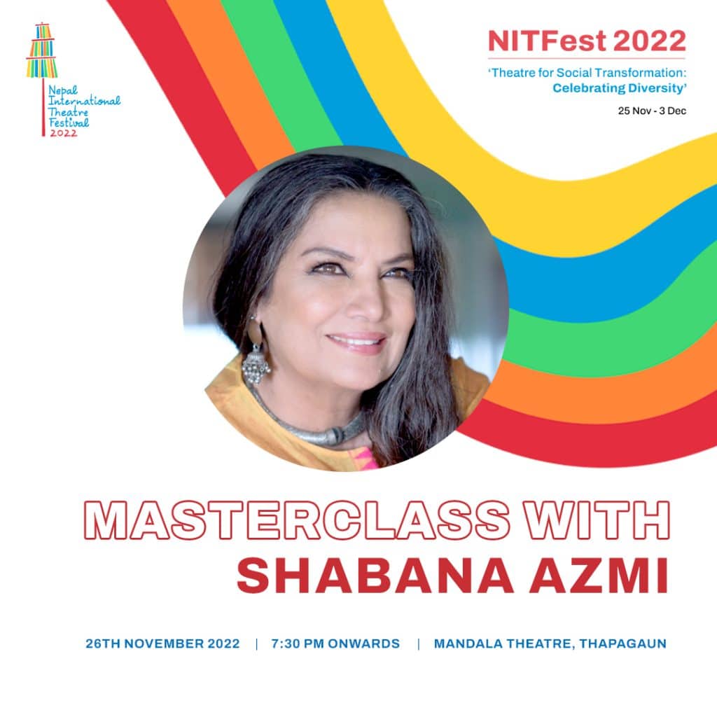poster image of Master Class with Shabana Azmi